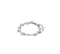 Purelei Ocean Whisper Armband - Maritimes Armband mit Muscheln & Schnecken - 18K vergoldet, Edelstahl - Sommer-Schmuck Damen - Länge 16-20 cm - Wasserfest (Silver)