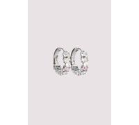 Paar Creolen PURELEI "Schmuck Geschenk Fancy Ohrringe, 22421-Earring-Fancy", edelstahlfarben, rosa, weiß, gelb, lila, rosa, weiß, gelb, lila, Ohrringe, Damen, Edelstahl, mit Zirkonia (synth.) (8818901