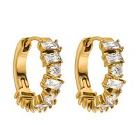 Purelei - Ohrringe Chic mit Schmucksteinen Creolen 1 ct Damen