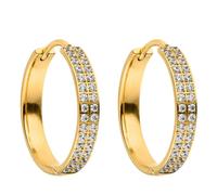 Purelei - Ohrringe City Lights mit Zirkonia-Steinen Creolen Damen