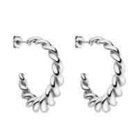 Purelei Ohrringe - Ohrringe Twisted - Gr. unisize - in Silber - für Damen