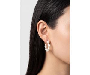 PURELEI Organic Pearl Perlenohrringe Silver Größe: OS | Ohrringe Outlet | Damen | Weiß