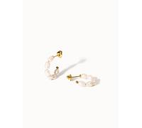 PURELEI Organic Pearl PerlenPerlenohrringe, Gold Gold