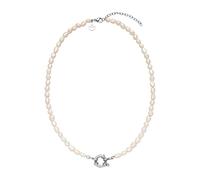 Purelei Pearl Charm Kette 100% Edelstahl Silber Damen