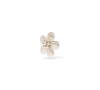 Purelei Pearly Flower Charm für Damen, Edelstahl Anhänger mit Muschelperlen, floraler Charm mit verstecktem Karabiner (Gold)