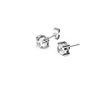 Purelei® Pristine Ohrringe - Zeitlose Ohrstecker mit 6 mm Zirkonia in Gold, Silber & Roségold (Silver)