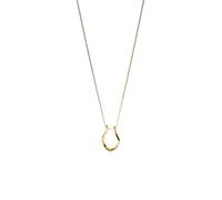 Purelei® Ring-Halter Tropfen Kette - Edelstahl 14K vergoldet / 18K rosévergoldet/Silber - Schmuckhalter für Ringe - Tropfendesign - Verstellbar 40-45 cm - Sicher & stilvoll (Gold)