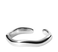 Purelei® Nakuna Ring - Damen Silber 18K Vergoldet, Wasserfest Mit Geschwungenem Design, Größenverstellbar, Geschenk für Damen (S/M, Silver, Gold, Rose)
