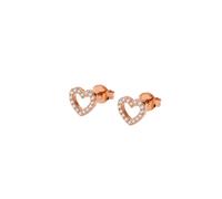 Purelei Herz Ohrringe Damen Edelstahl Rosegold