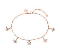 PURELEI Schmetterling Fußkettchen, Roségold Roségold