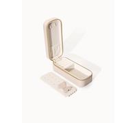 PURELEI Schmuckaufbewahrung Reiseetui Beige