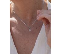 PURELEI Schneeglöckchen Charm Anhänger - Geburtsblume Januar, Silber Silber