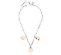 Purelei Sea Shell Chain Kette - wasserfest & verstellbar | Edelstahlkette mit Muschel-Anhängern | 14K/18K Vergoldung | Sommerliches Statement mit Aloha-Vibes (Silver)