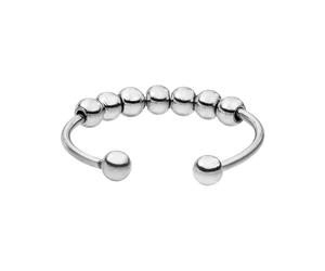 Purelei® Shade Anxiety Ring (Silber) - Fidget - Wasserfester Damenring aus langlebigem Edelstahl - Verstellbare Ringe von Größe 60 bis 66 - Modeschmuck für deinen individuellen Look