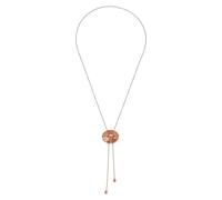Purelei Shell Drop Kette - wasserfest & verstellbar | Edelstahlkette mit muschelförmigem Slider-Anhänger | 14K/18K Vergoldung | Eleganter Drop-Look mit Aloha-Vibes (Rosegold)