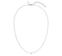 Purelei® Shiny Bloom Kette Damen (Silber) - Halskette Damen aus langlebigem Edelstahl - Wasserfeste Kette - 40-45 cm Länge verstellbar - Halskette für deinen individuellen Look
