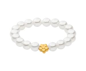 Purelei Shiny Bloom Perlenring 100% Edelstahl M/L Damen