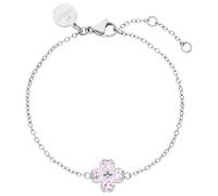 PURELEI Cuore Rosé Armband, verstellbare Länge, Silber Silber
