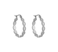 Paar Creolen PURELEI "Schmuck Geschenk Koko Ohrringe", silber (edelstahlfarben), Ohrringe, Damen, 24mm, Edelstahl (35994153-0) edelstahlfarben