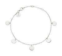 Purelei Kalea Armband (Silber) - Elegantes, verspieltes Damen Armband mit Plättchen - Edelstahl - Verstellbare Länge 16/17,5/19 cm - Hawaiianisch inspiriert & wasserfest