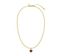 Purelei Sleeky Red Heart Kette 100% Edelstahl Gold
