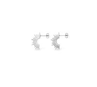 Purelei Soleil Ohrringe - wasserfest | Sonnenförmige Ohrstecker aus Edelstahl & 14K/18K Vergoldung | Symbol für Wärme, Lebensfreude & positive Energie (Silver)