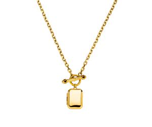 PURELEI Soulmate Medaillon Kette, Gold Gold