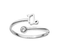 Purelei Sternzeichen Ring Damen wasserfest Edelstahl verstellbar - Verstellbarer Damenring Größe 50-60 - Individueller Schmuck Geschenk modisch langlebig