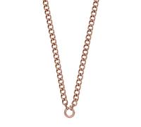 Purelei Structure Kette Damen Gliederkette mit Ring, Rosegold