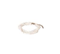 Purelei® Summer Breeze Armband Damen - Muschelperlen & Edelstahl - 14K/18K vergoldet oder Silber - Verstellbar 16-20 cm - Sommer Schmuck Boho Look (Rosegold)