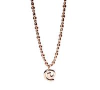 Purelei® Swirl Kette - Statement Halskette Damen - Edelstahl 14K vergoldet/Roségold/Silber - Spiralanhänger abnehmbar - 40-45 cm verstellbar - Symbol Lebensreise (Rosegold)