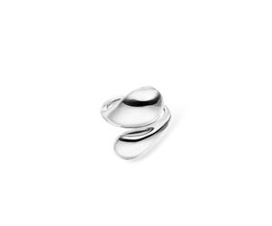 PURELEI Swirl Ring Hellsilber