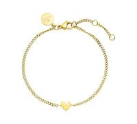 Purelei® Tiny Heart Armband (Gold) - Filigranes Damen Armband - Aus langlebigem Edelstahl (14K vergoldet) - Verstellbare Länge 16-19 cm - Hawaiianisch inspiriert & wasserfest