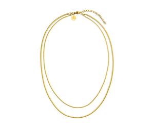 Purelei Two Layers Doppelkette 100% Edelstahl Gold Damen