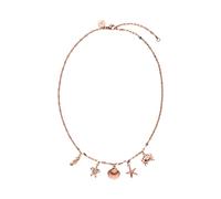Purelei® Underwater World Kette, Damenhalskette aus Edelstahl, Wasserfeste Halskette mit Anhängern in Form von maritimen Designs, verstellbare Länge von 40-45 cm (Roségold)