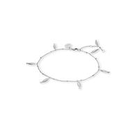 Purelei Vitamin Sea Fußkette für Damen, verstellbares Fußkettchen aus Edelstahl mit kleinen Fisch Anhängern, sommerlicher Fußschmuck für Strand, Urlaub und Sandalen, 21-25 cm, Geschenkidee (Silver)