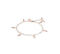 Purelei Vitamin Sea Fußkette für Damen, verstellbares Fußkettchen aus Edelstahl mit kleinen Fisch Anhängern, sommerlicher Fußschmuck für Strand, Urlaub und Sandalen, 21-25 cm, Geschenkidee (Rosegold)