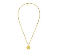 Purelei Gliederkette Waina, mit auffälligem Charm mit filigraner Prägung, Gold