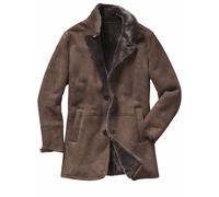 Purer Lammfellmantel Mey & Edlich Braun 54 Herren