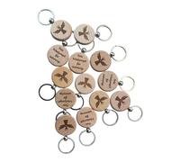 PURESIZE 15er Set Schlüsselanhänger-Set dein Schutzengel für Unterwegs beidseitig graviert, Gastgeschenk Hochzeit, Partygeschenk Gäste, als Glücksbringer und Mitgebsel (Schutzengel, 15)