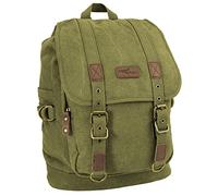 PureTrash Rucksack, Canvas, "PT", oliv