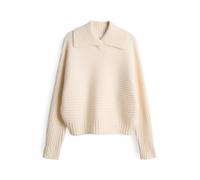 Opus Fashion Pullover PURIKA Rippstrick mit Fledermausärmeln Creme Größe 38