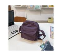 (Purple) Fashion Small Canvas Crossbody Bags for Women Mini Shoulder Phone Purse Girl Student Cotton Cloth Mini Female Handbags Flap