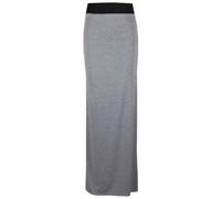 Purple Hanger Damen Einfarbiger Rock Gr. 38-40, hellgrau