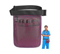 (purple) Nurse Belt Bag, Nursing Fanny Pack Bag With Health Care Gear Pockets, Nurse Health Care Tool Belt Bag H