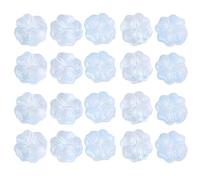 PURPLELILY Bunte Kleeblatt-Anhänger, Glasur, lose Perlen für Damen, Halskette, Schlüsselanhänger, Schmuckherstellung, Kleeblatt-Anhänger, 20 Stück, Einheitsgröße, Wie beschrieben