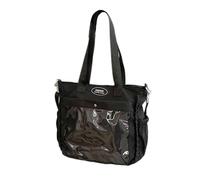 PURPLELILY Moderne wandelbare Geldbörse, reißfester Stoff, ergonomische Tragetasche, Bürohandtasche, praktische Nylon-Crossbody-Börse, Schwarz , One Size