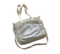 PURPLELILY Moderne wandelbare Geldbörse, reißfester Stoff, ergonomische Tragetasche, Bürohandtasche, praktische Nylon-Crossbody-Börse, weiß, One Size