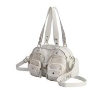 PURPLELILY Stilvolle Unterarmtasche Retro inspirierte Schultertaschen PU Leder mit praktischer Multi Pocket Funktionalität für Trendsetter Frauen Handtasche