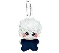 Puruuige Kento Nanami Plüsch-Schlüsselanhänger, 10 cm, super süßer Anime-Plüsch-Puppen-Anhänger, Geschenk, weicher Plüsch für Anime-Fans, Satoru Gojo, 3.94IN